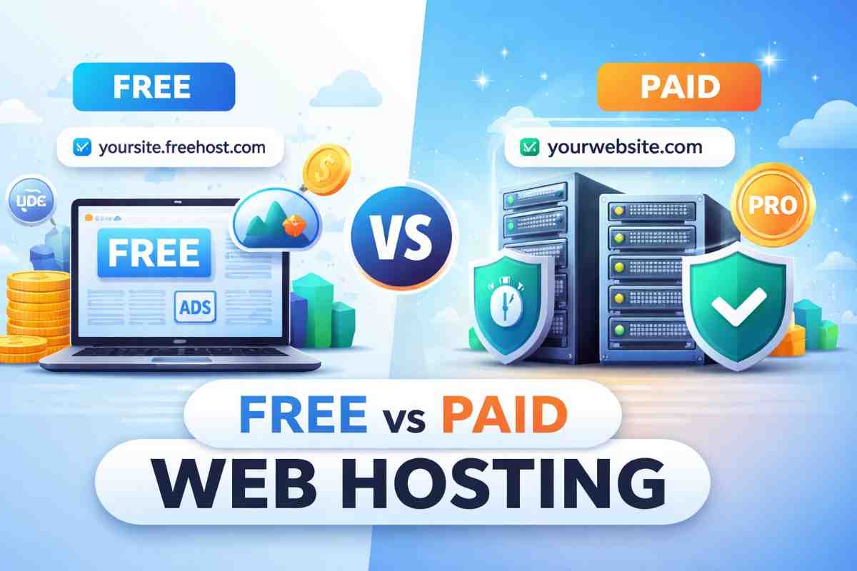 free vs paid web hosting
