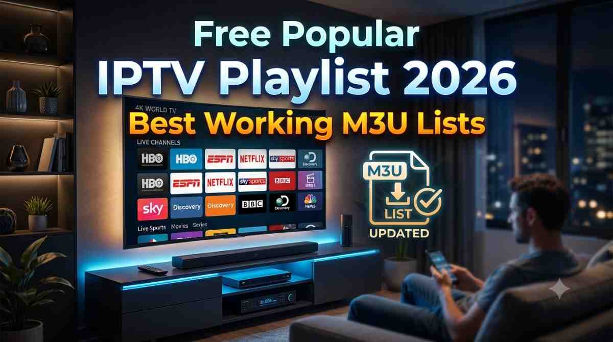 Free Popular IPTV Playlist 2026