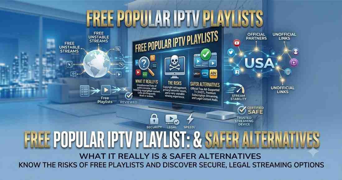 free popular iptv playlist