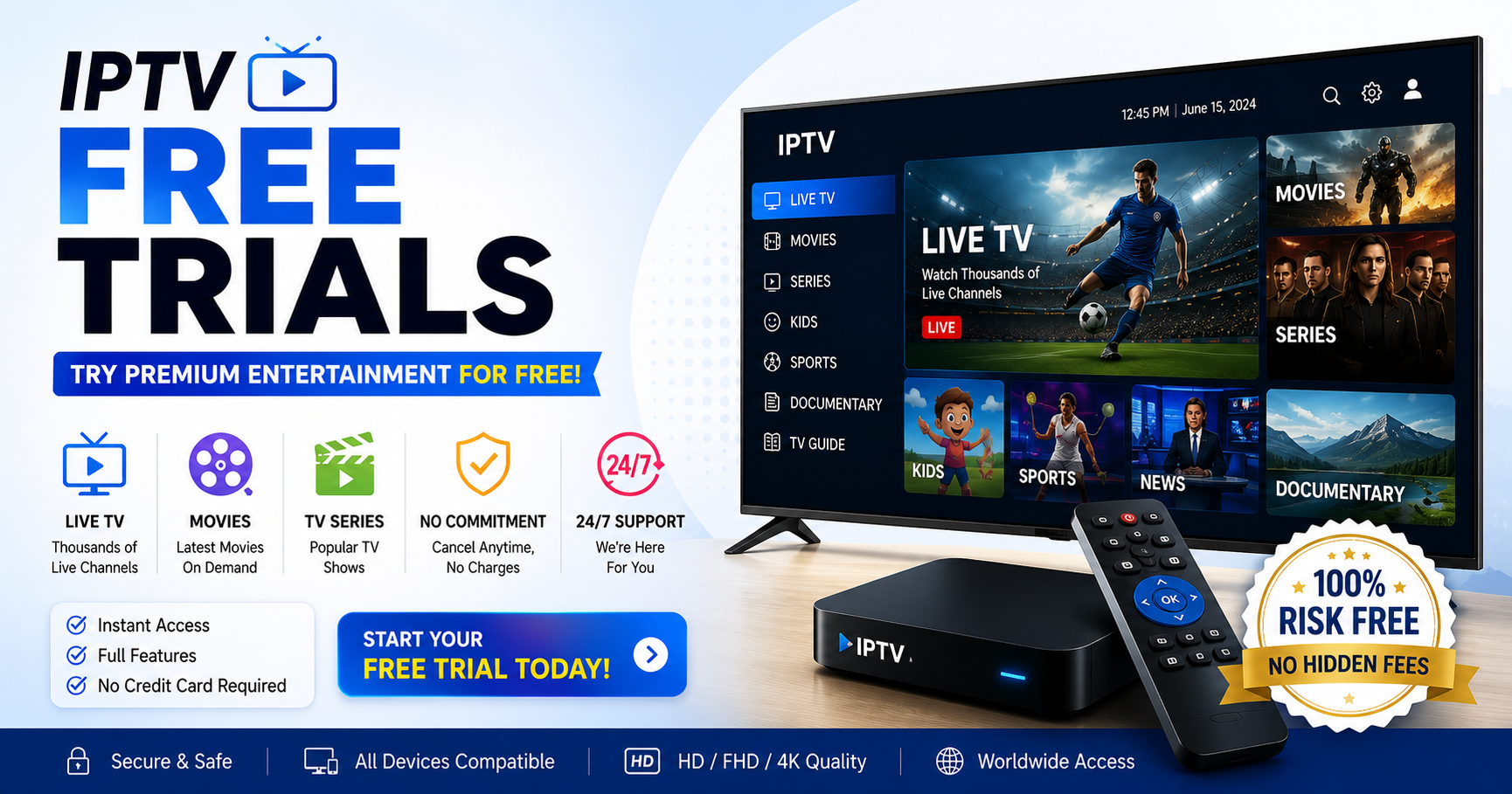 IPTV FREE TRIAL 2k26